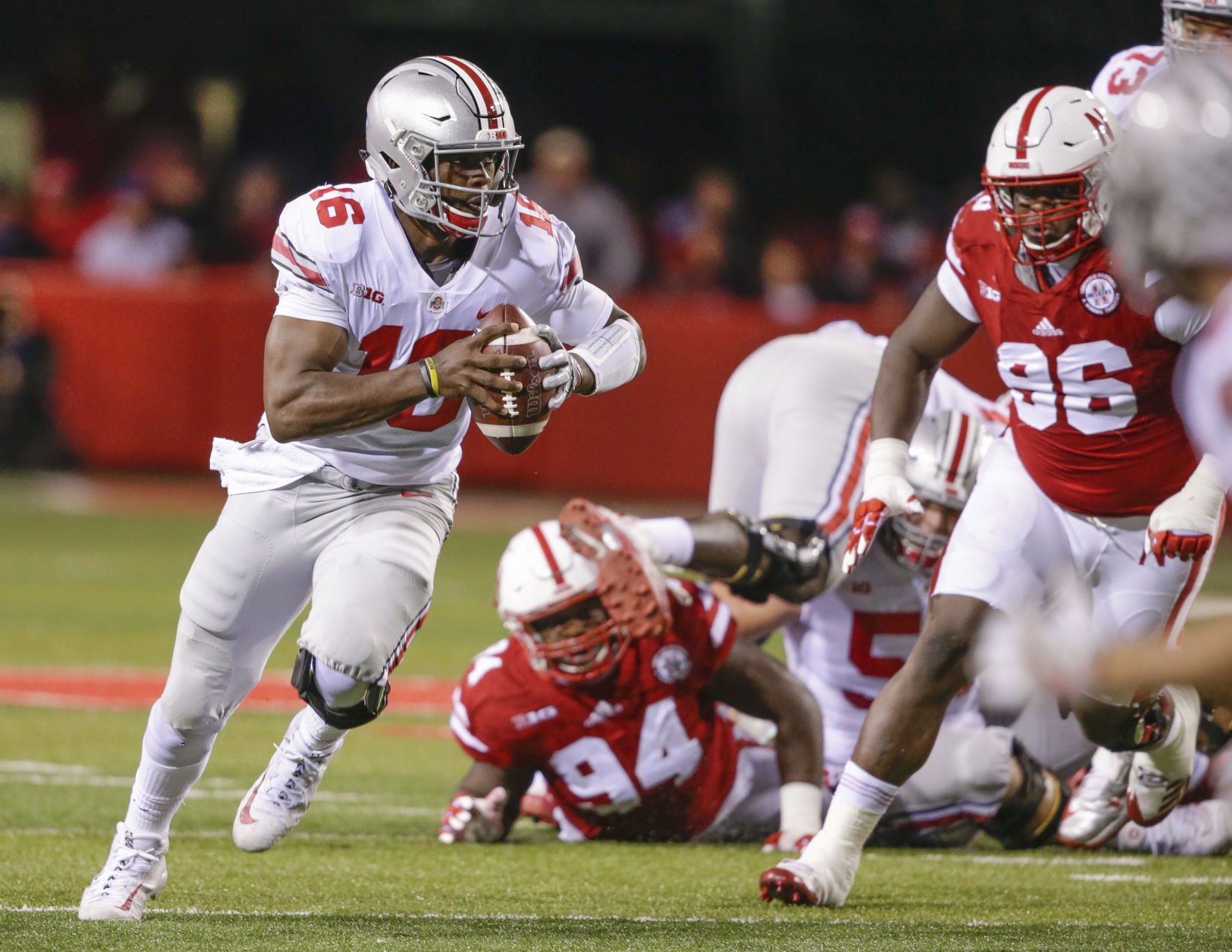 Oct. 14 - No. 9 Ohio State 56, Nebraska 14